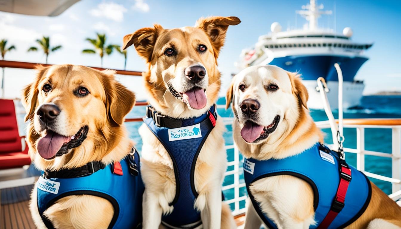 service dogs on cruises