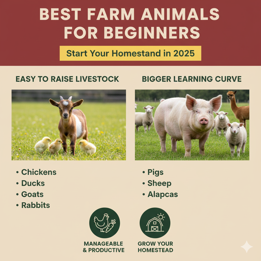 Best Farm Animals for Beginners