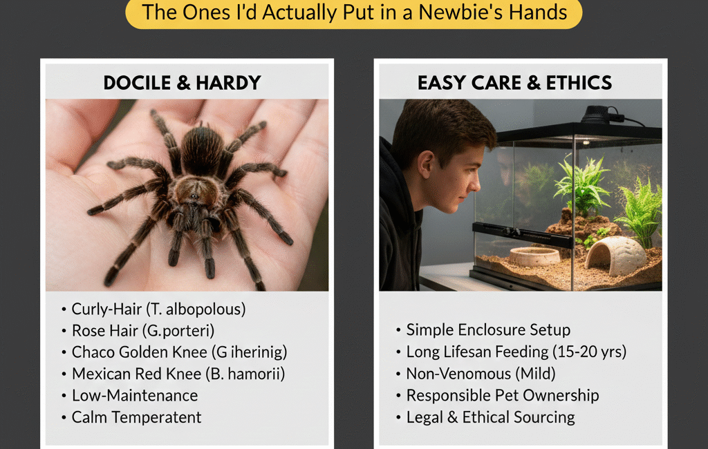 Best Tarantulas for Beginners in 2025