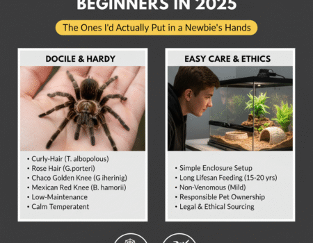 Best Tarantulas for Beginners in 2025