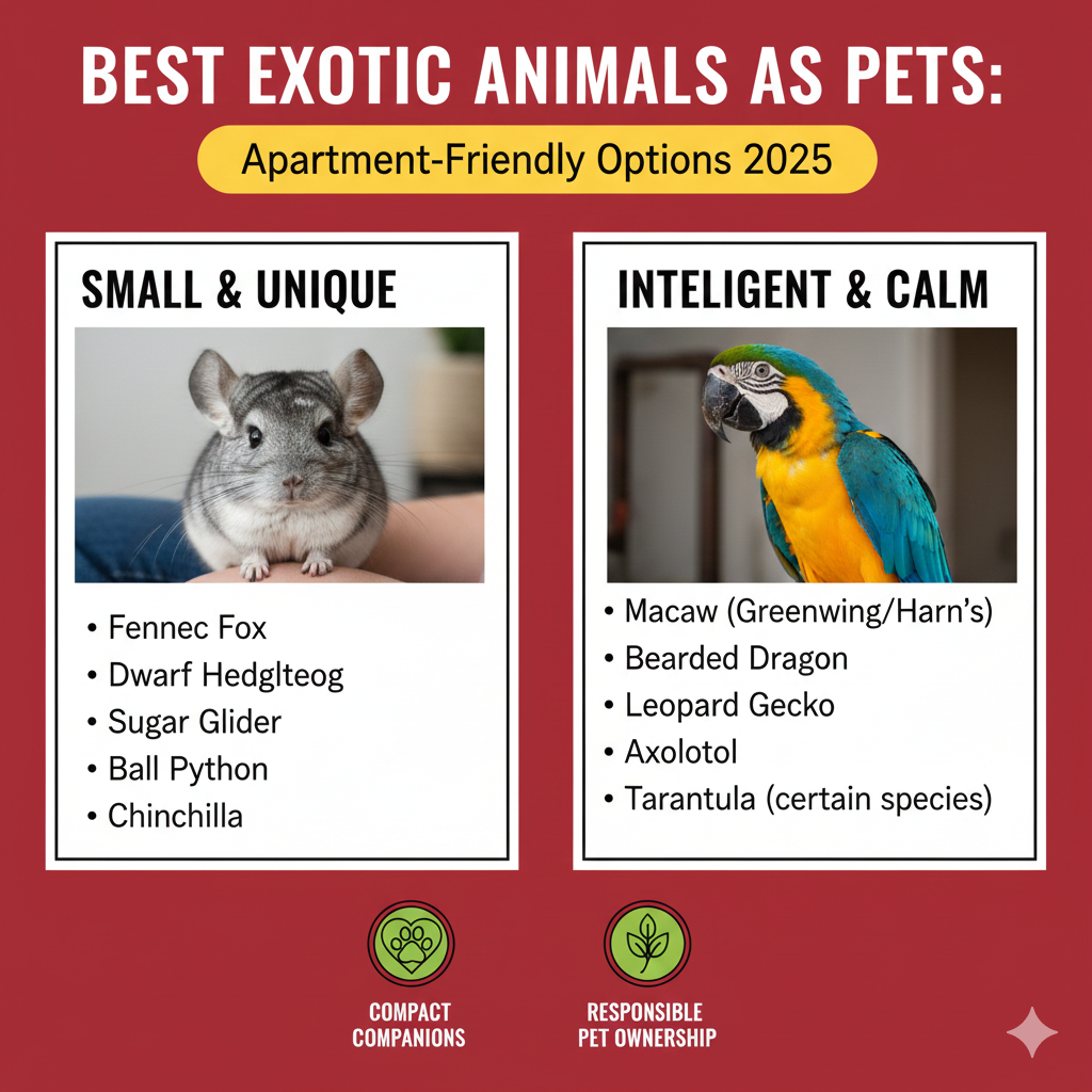 Best Exotic Animals as Pets