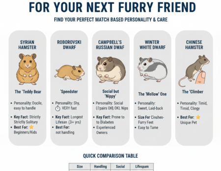 Best Types of Hamsters for Your Next Furry Friend