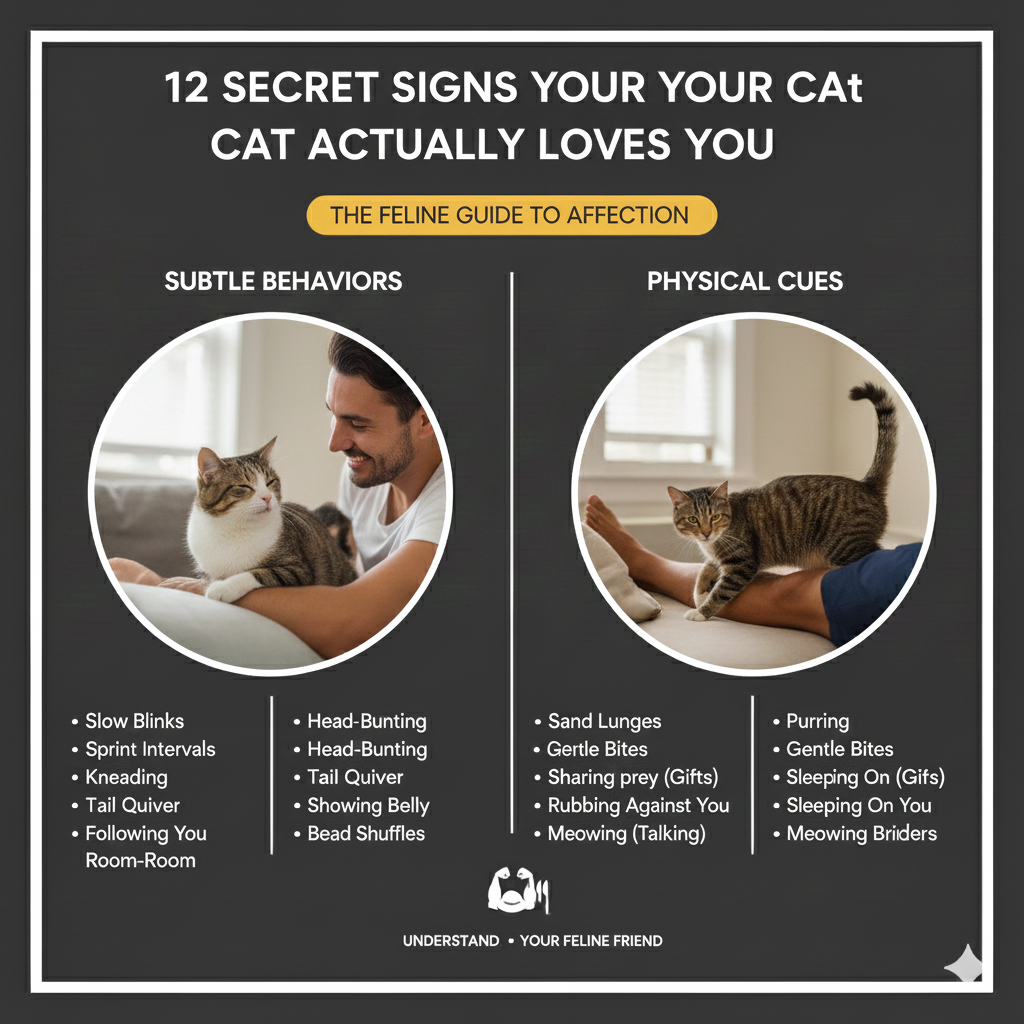12 Secret Signs Your Cat Actually Loves You