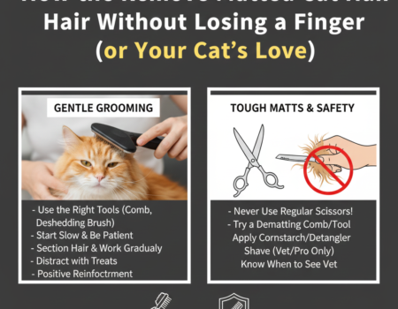 How to Remove Matted Cat Hair