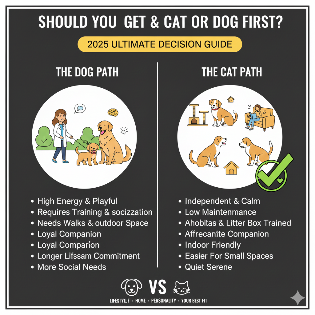 Should You Get a Cat or Dog First