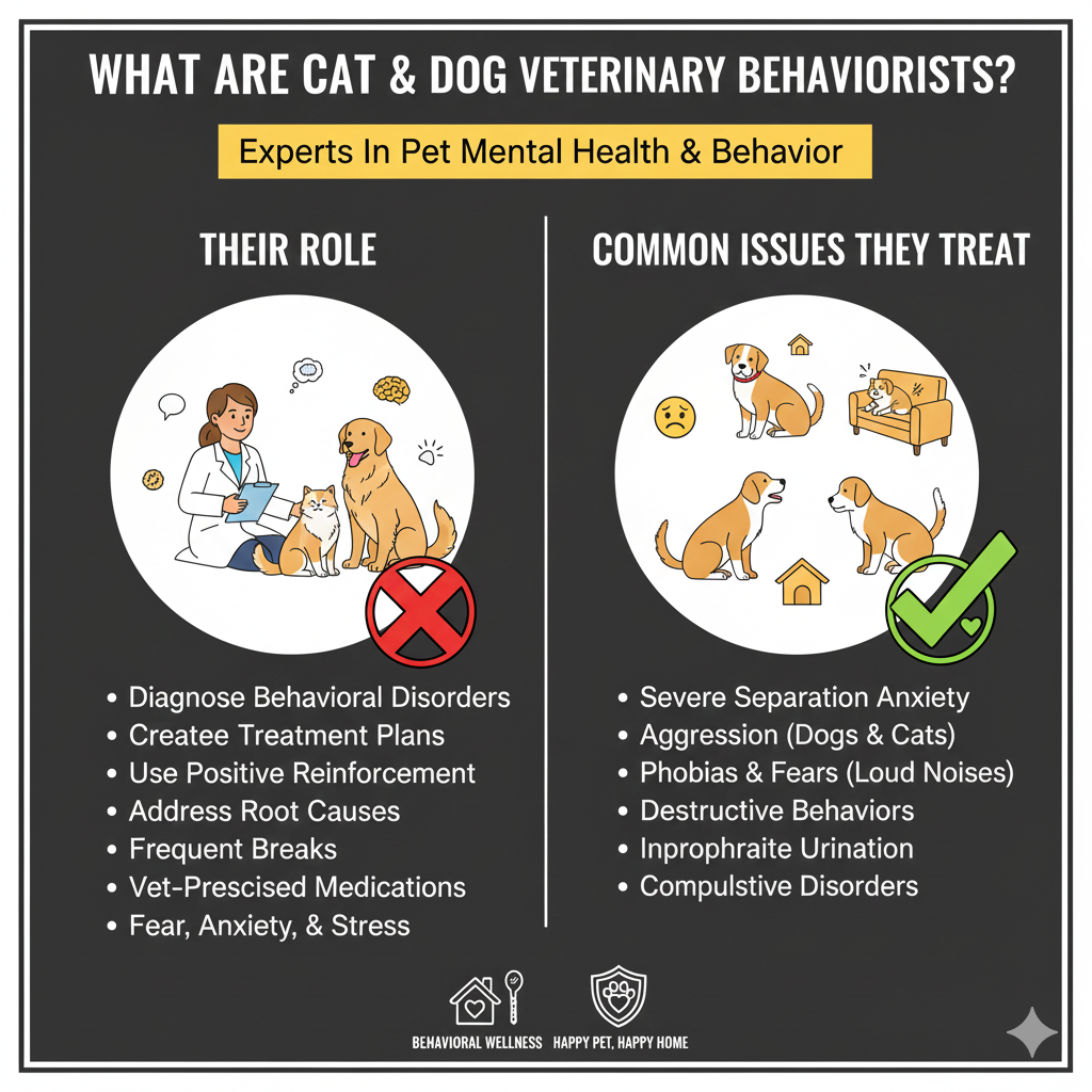 Cat and Dog Veterinary Behaviorists