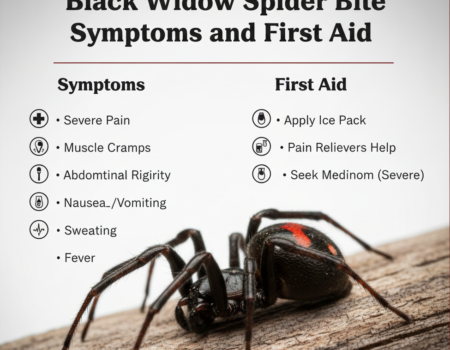 Black Widow Spider Bite