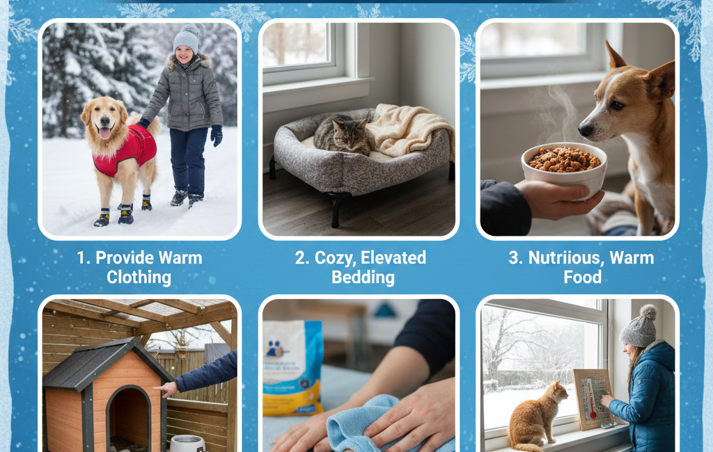 6 Ways to Protect Pets from Winter Cold