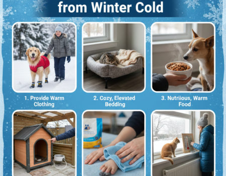 6 Ways to Protect Pets from Winter Cold