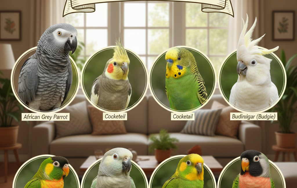 8 Best Trainable Pet Bird Species