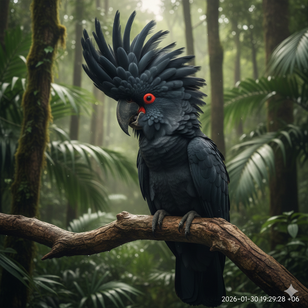 Black Palm Cockatoo