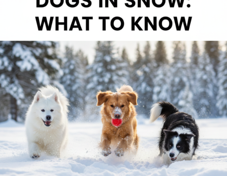 Dogs in Snow