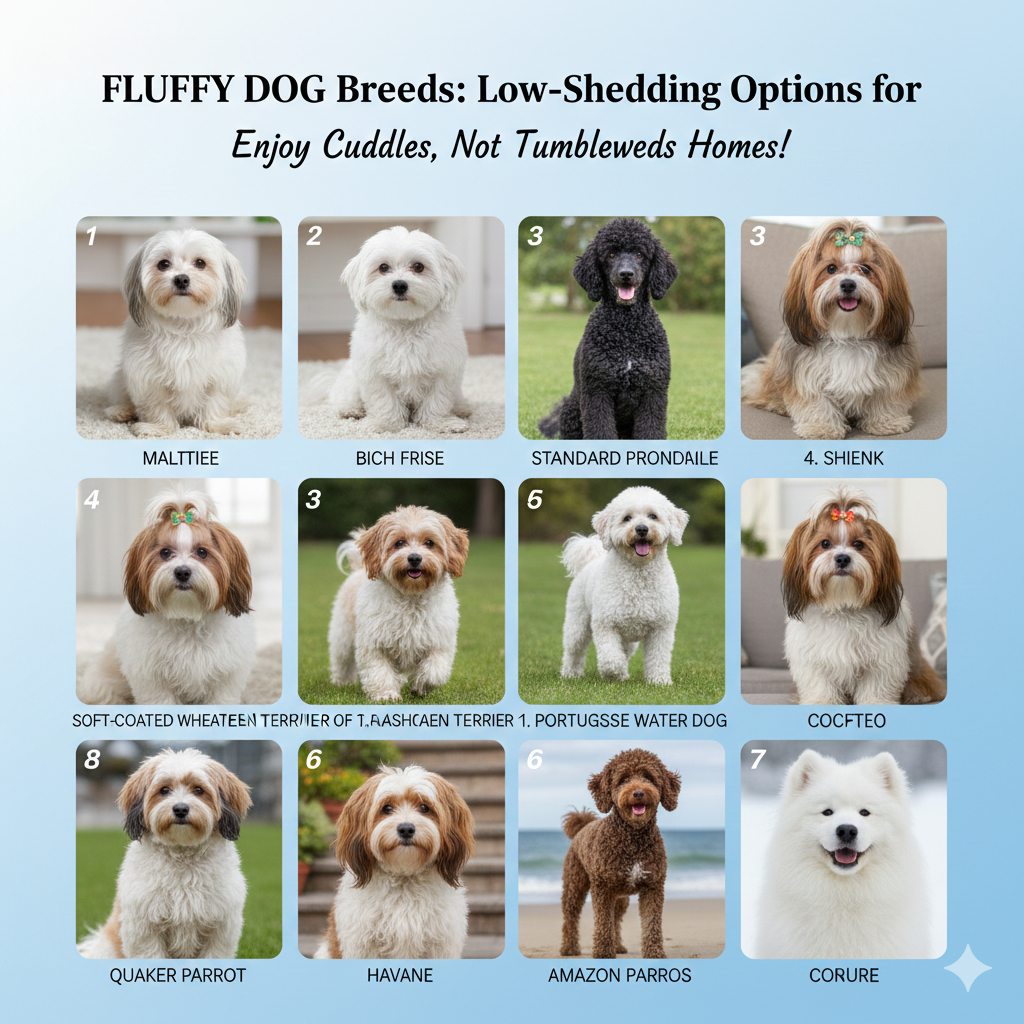 Fluffy Dog Breeds: Low-Shedding Options for Allergy-Friendly Homes ...