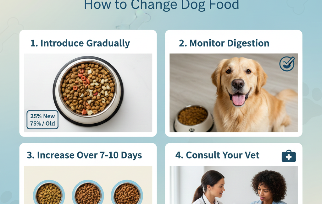 How to Change Dog Food