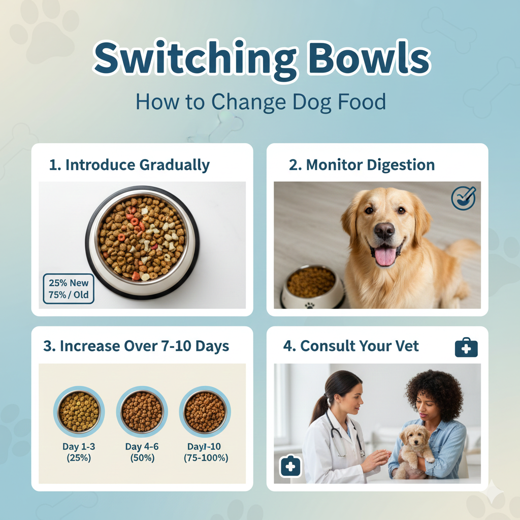 How to Change Dog Food