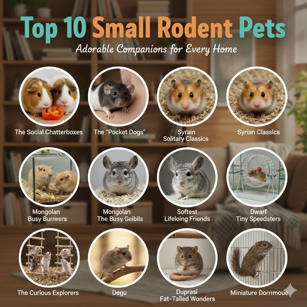 Top 10 Small Rodent Pets