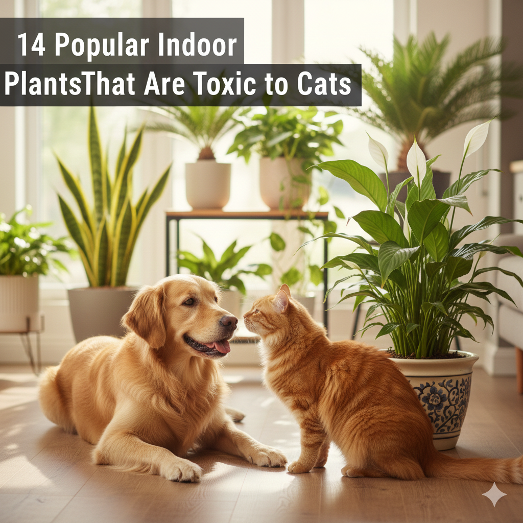 14 Popular Indoor Plants That Are Toxic to Cats