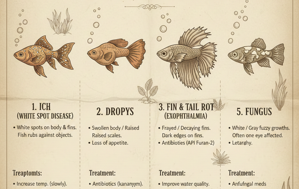 Fish Diseases and How to Cure Them