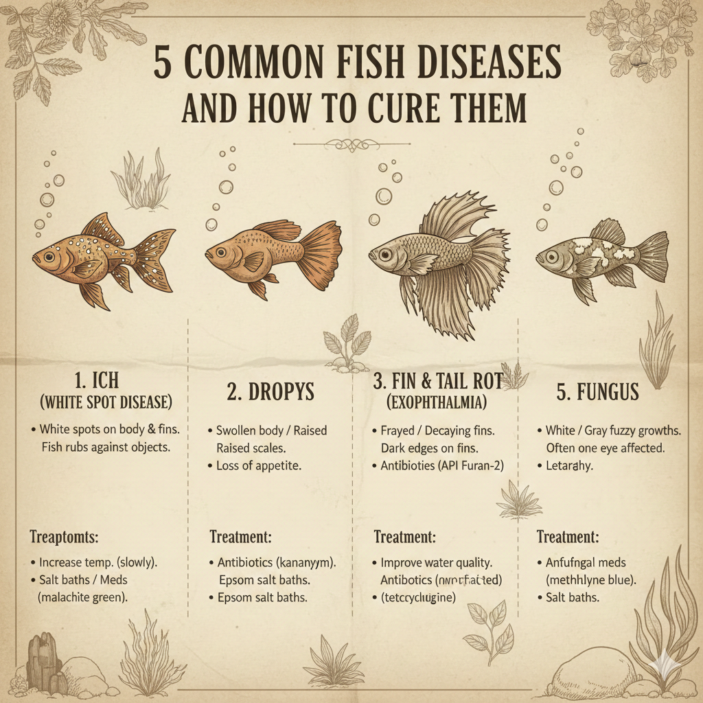 Fish Diseases and How to Cure Them