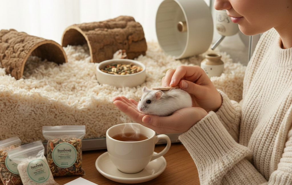 Winter White Dwarf Hamster