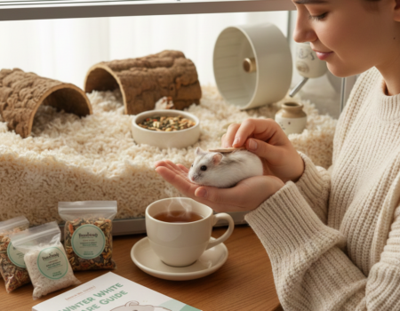 Winter White Dwarf Hamster