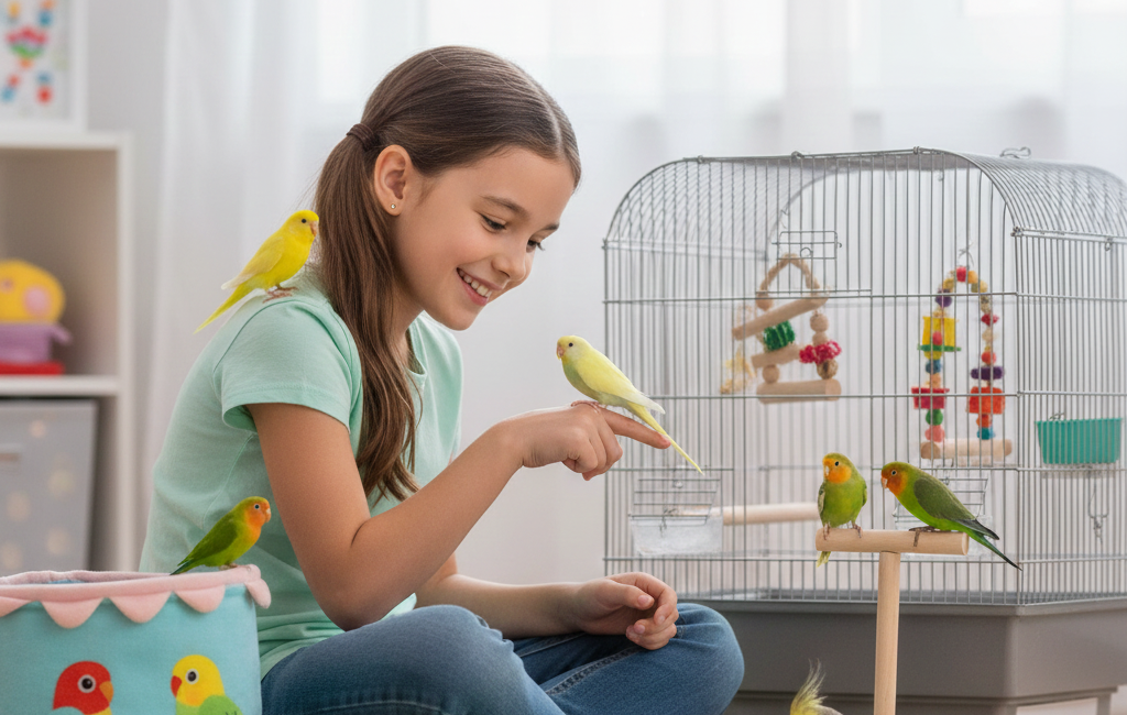 7 Birds Make the Best Pets for Kids