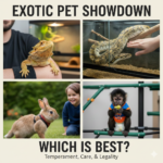 Bearded Dragon vs Snake vs Rabbit vs Monkey
