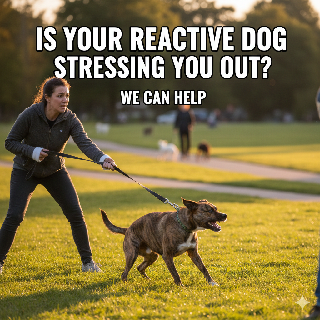 IS YOUR REACTIVE DOG STRESSING YOU OUT