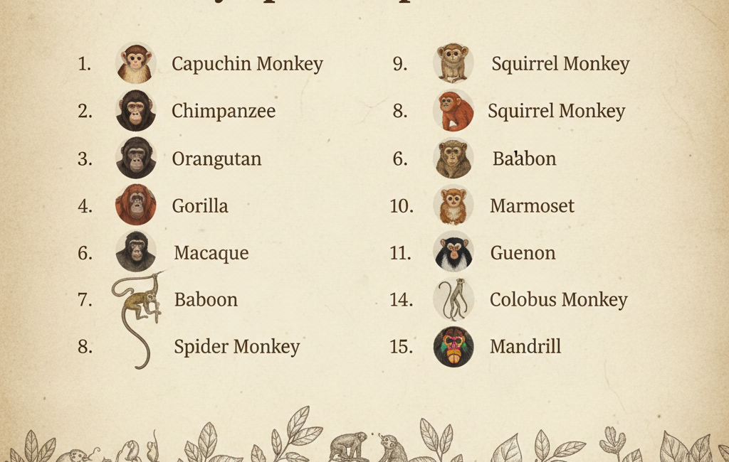 Top 15 Most Intelligent Monkey Species Ranked