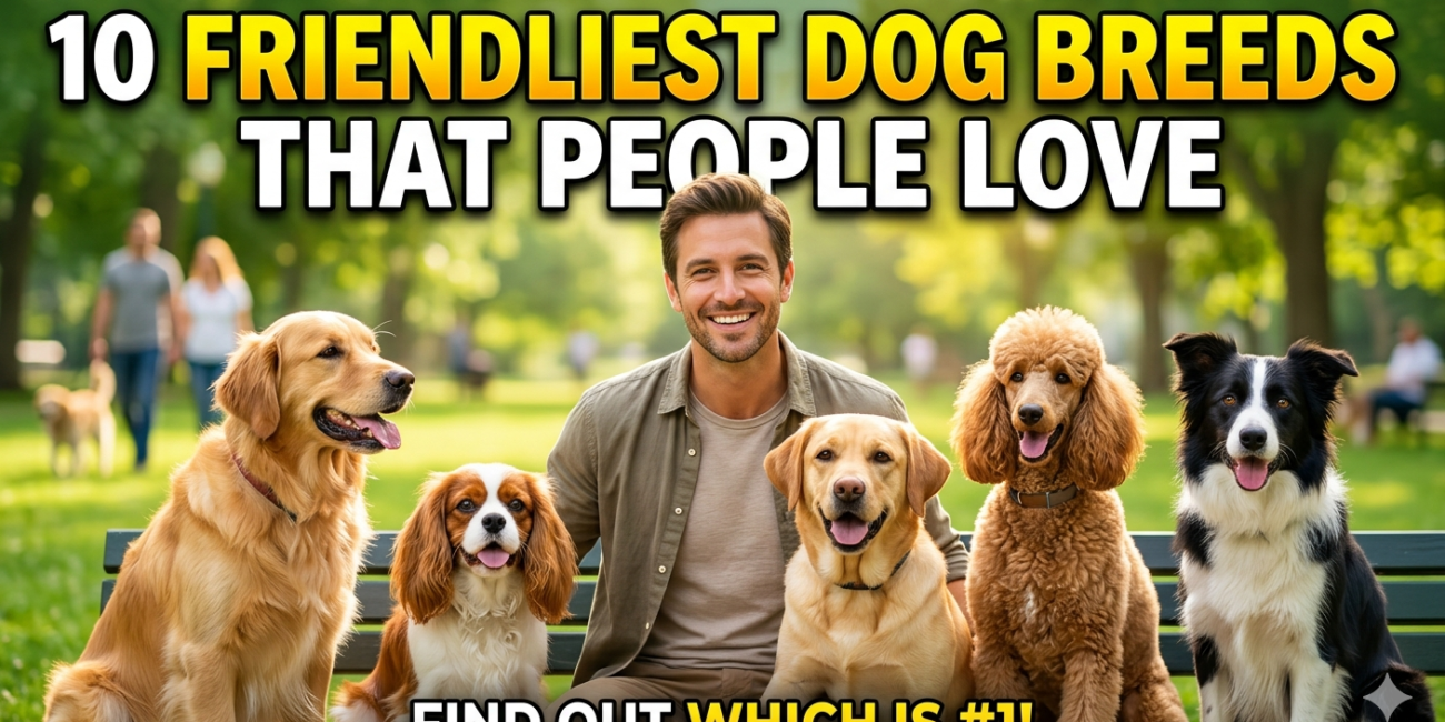 10 Friendliest Dog Breeds That People Love