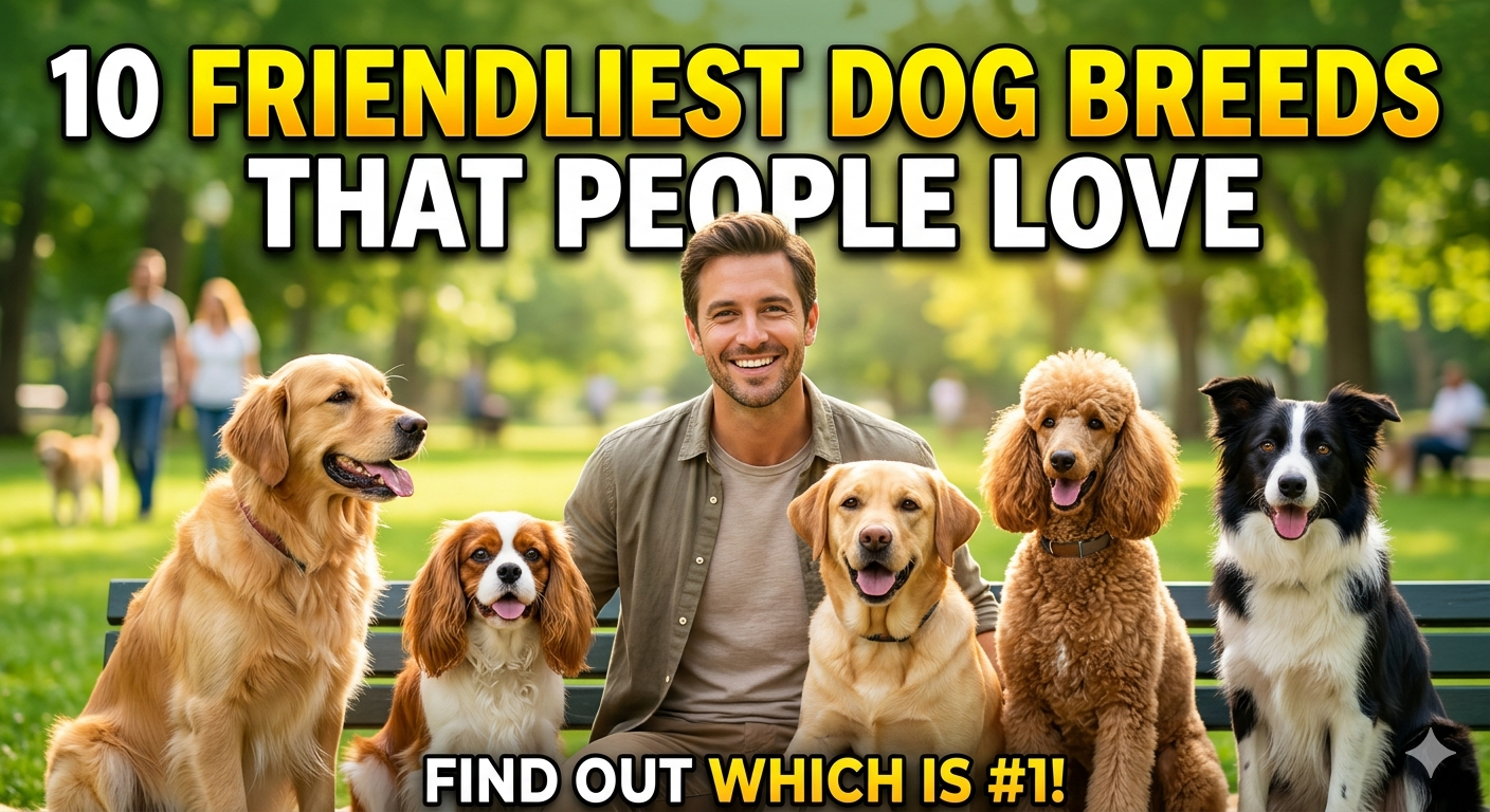 10 Friendliest Dog Breeds That People Love
