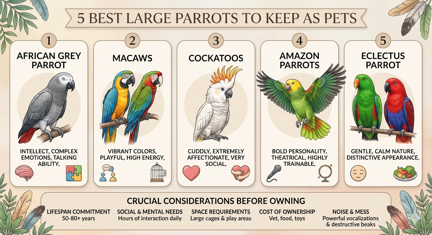 5 Best Large Parrots to Keep as Pets - Diggity Dog Blog | Expert Tips ...