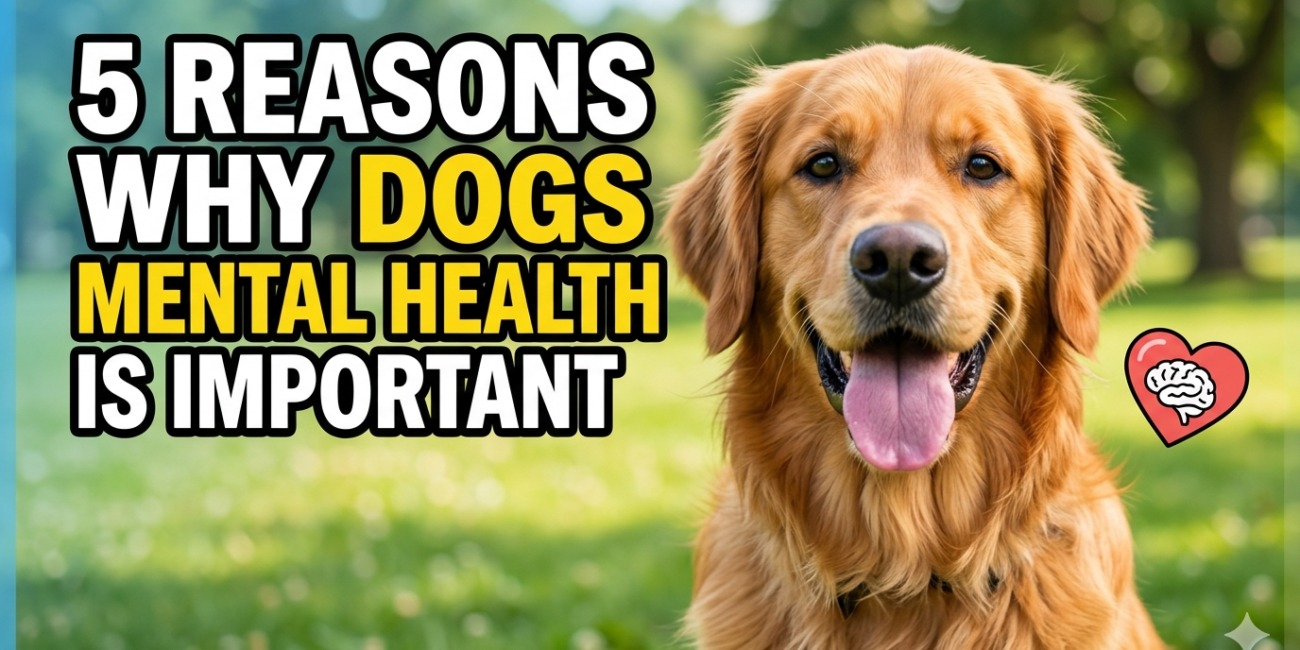 5 Reasons Why Dogs Mental Health Is Important