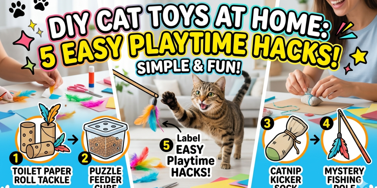 DIY Cat Toys at Home