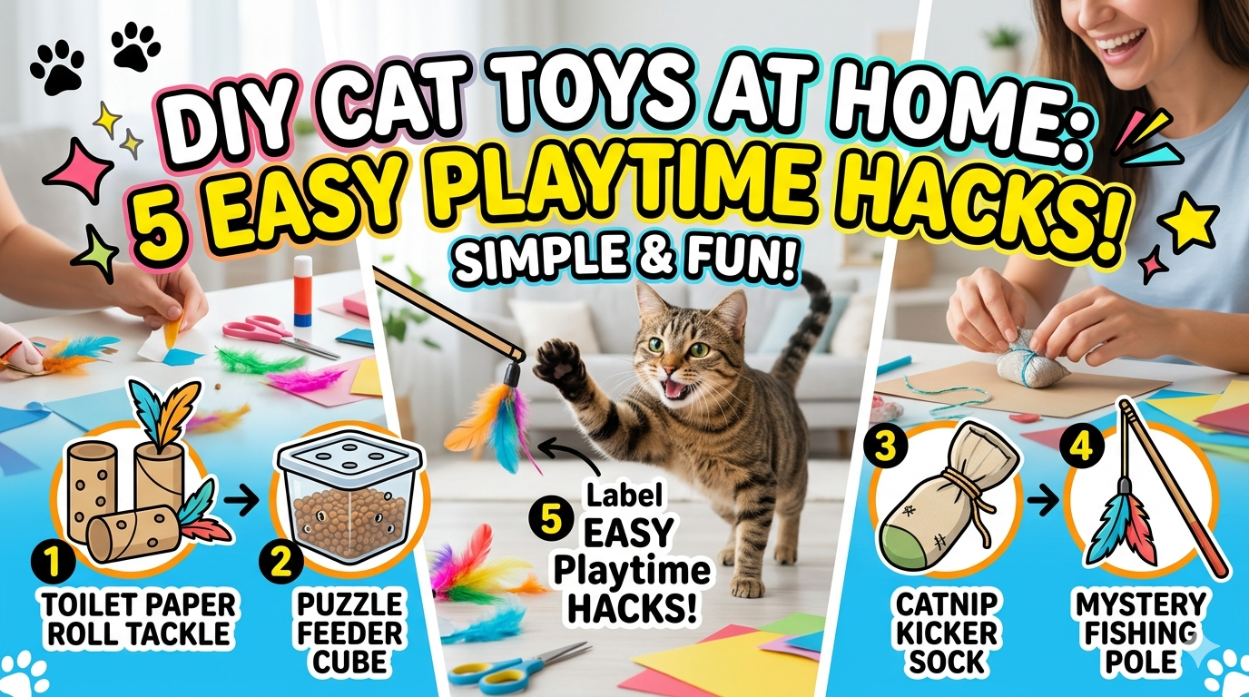 DIY Cat Toys at Home