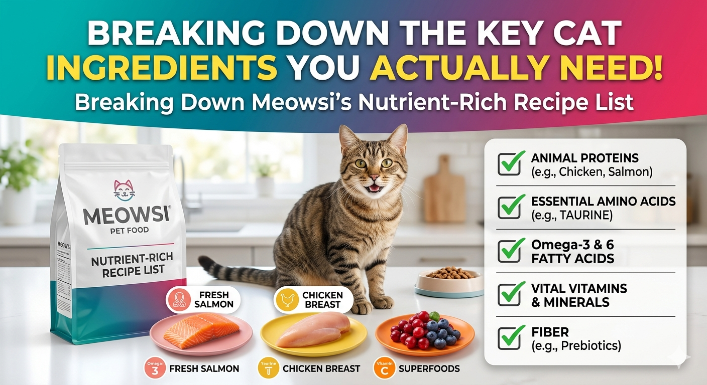 Ingredients Your Cat Actually Needs