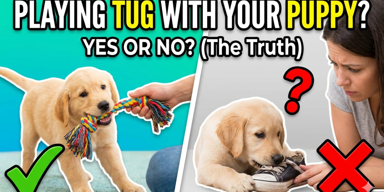 Should You Play Tug of War With Your Puppy