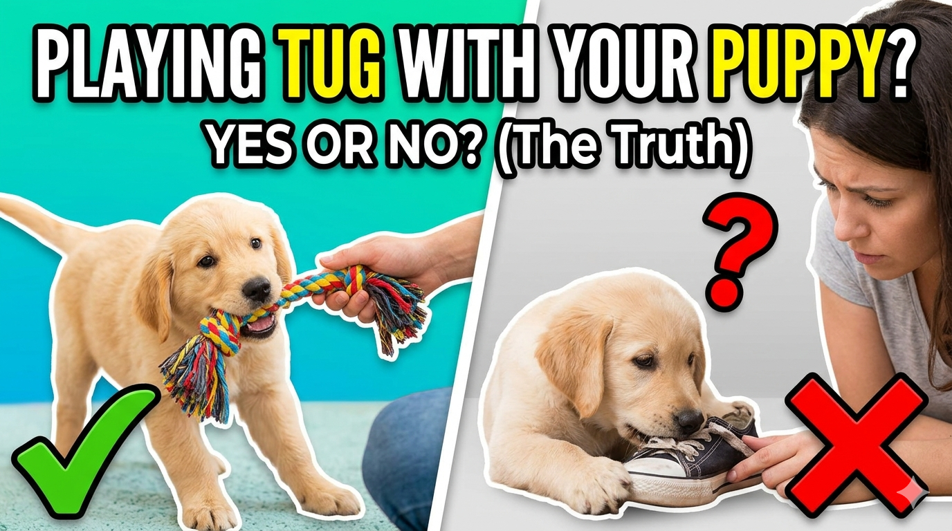 Should You Play Tug of War With Your Puppy