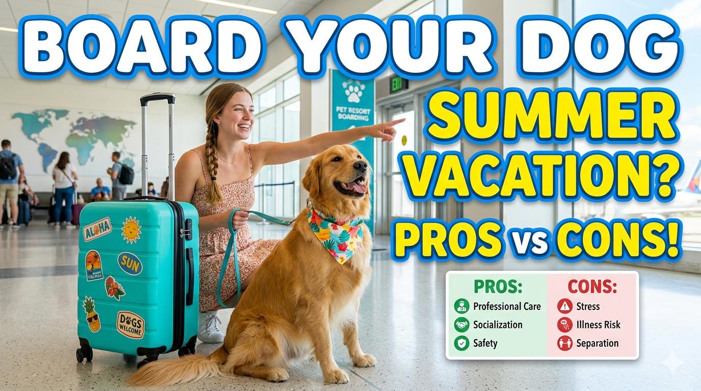 Dog happily playing at a clean boarding facility with staff