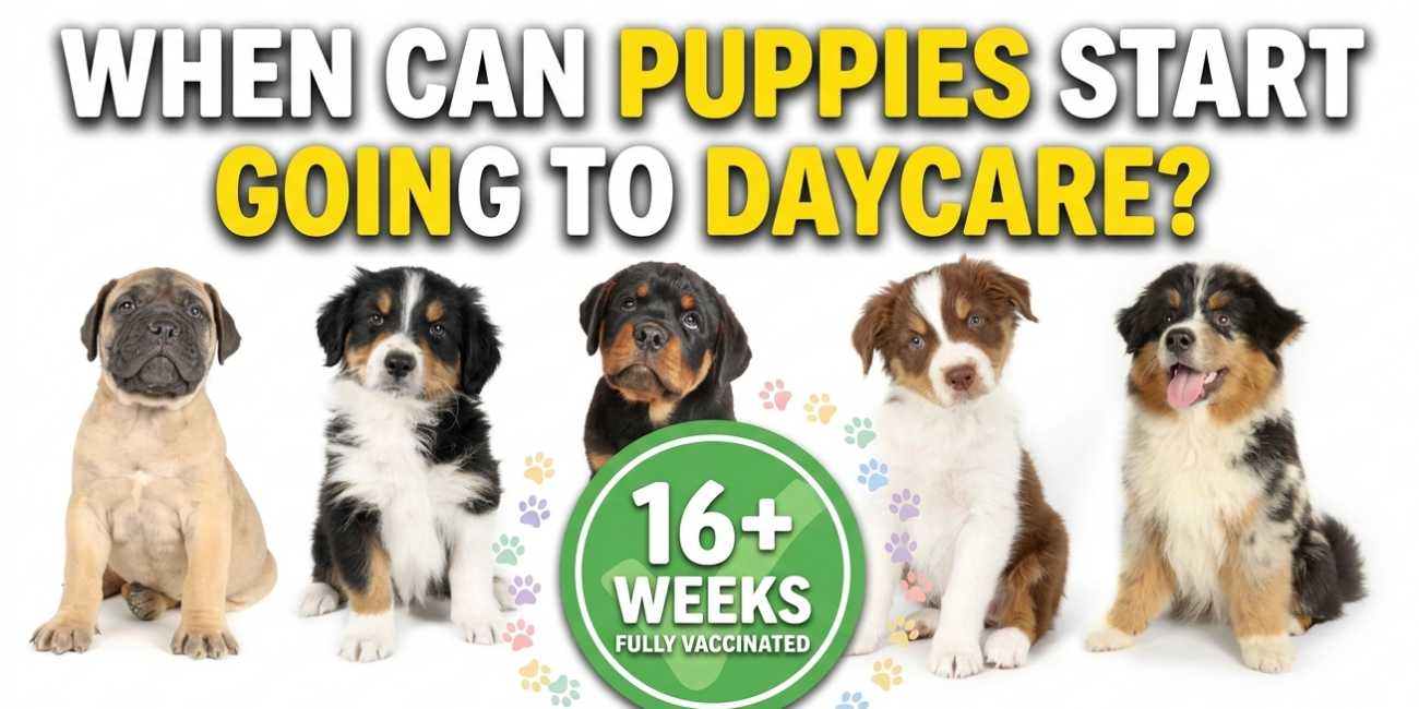 When Can Puppies Start Going to Daycare