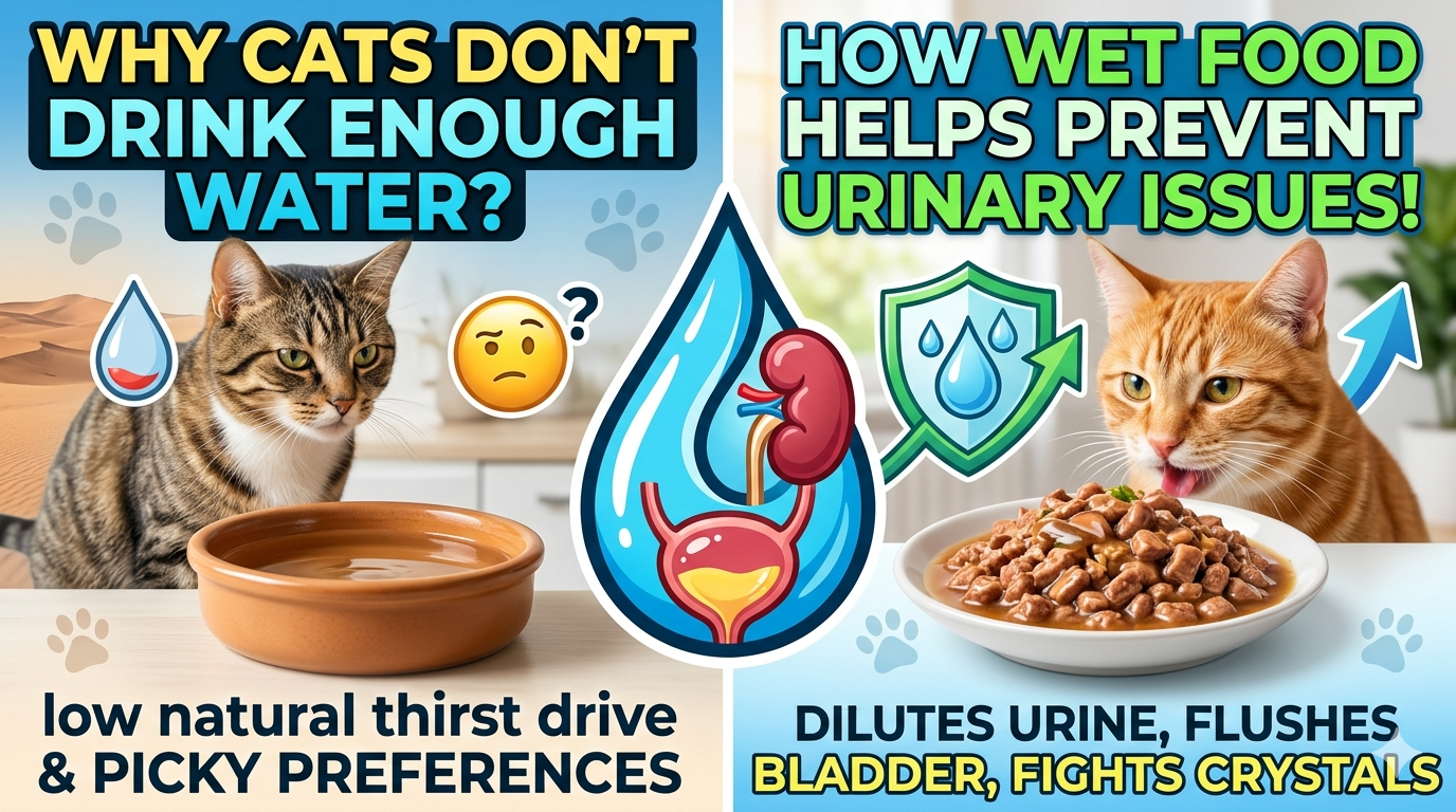 Why Cats Don’t Drink Enough Water