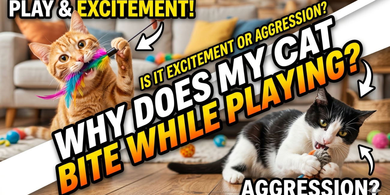 Why Does My Cat Bite While Playing