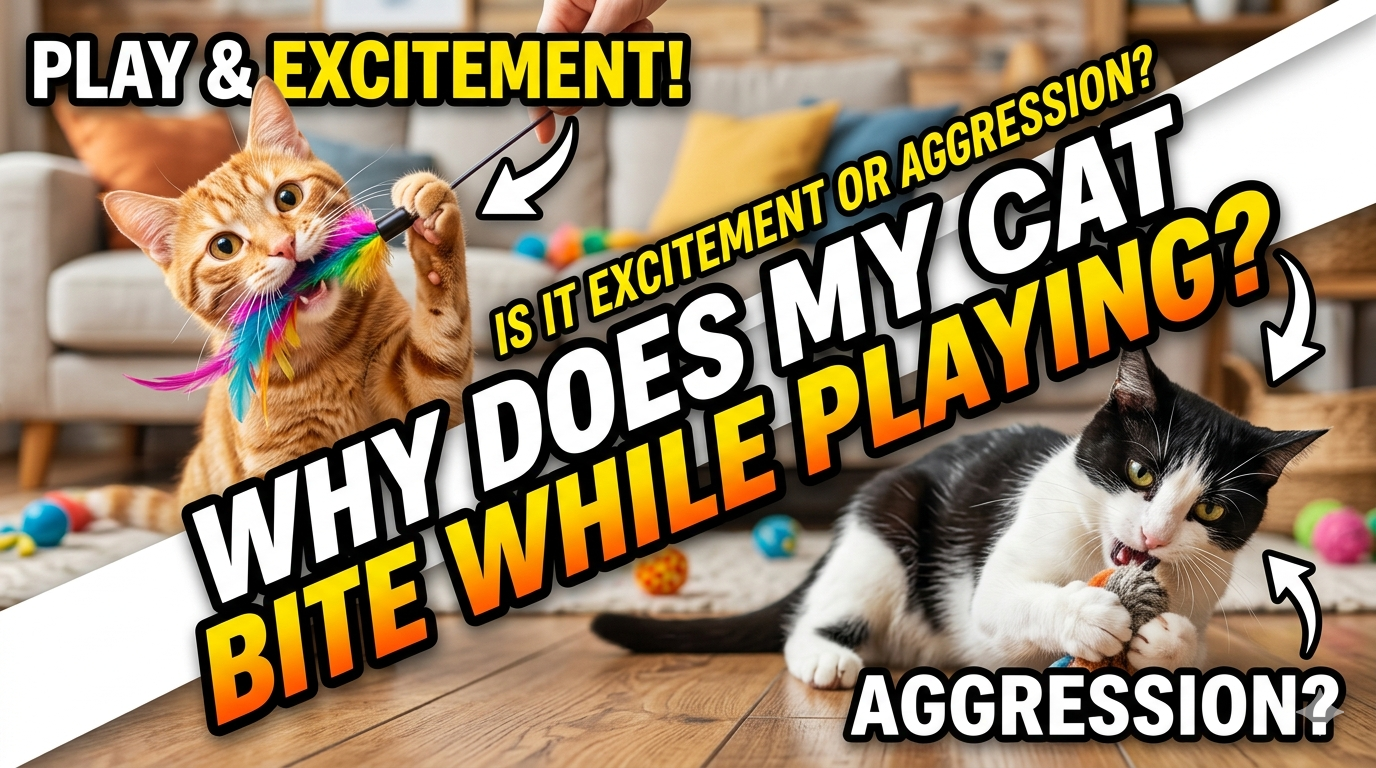 Why Does My Cat Bite While Playing
