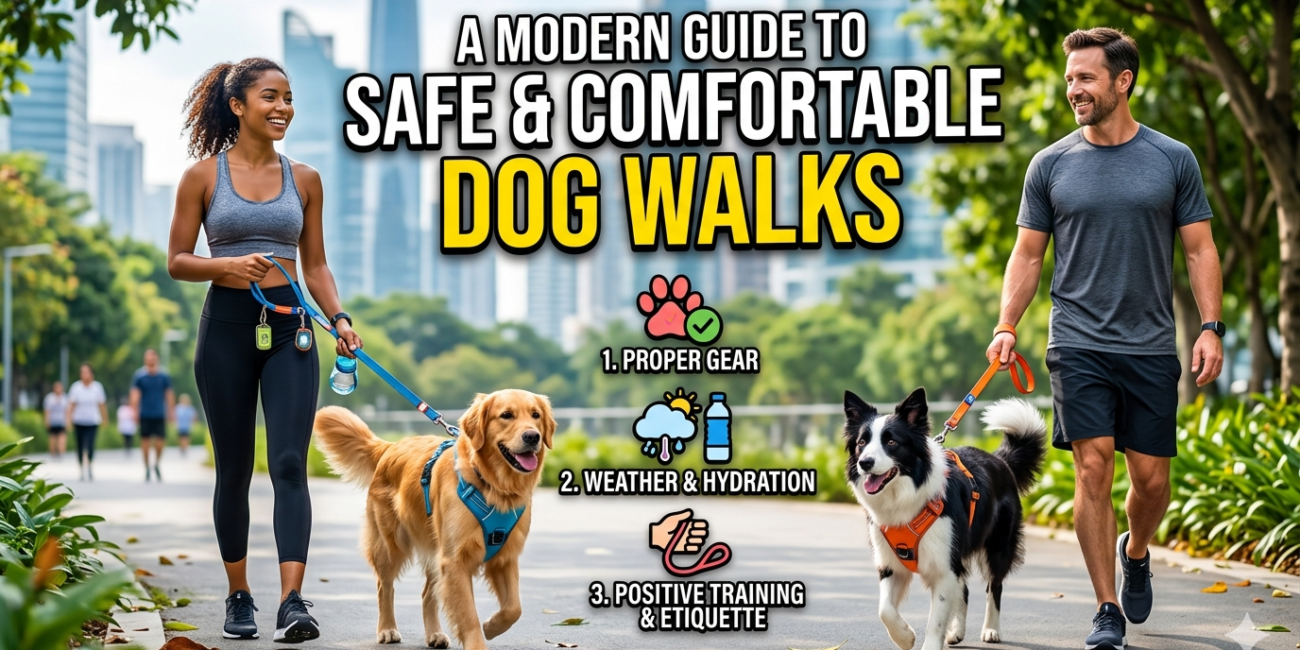 A Modern Guide to Safe and Comfortable Dog Walks