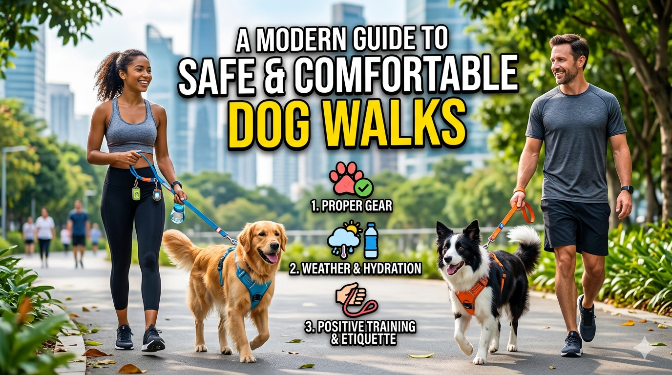 A Modern Guide to Safe and Comfortable Dog Walks