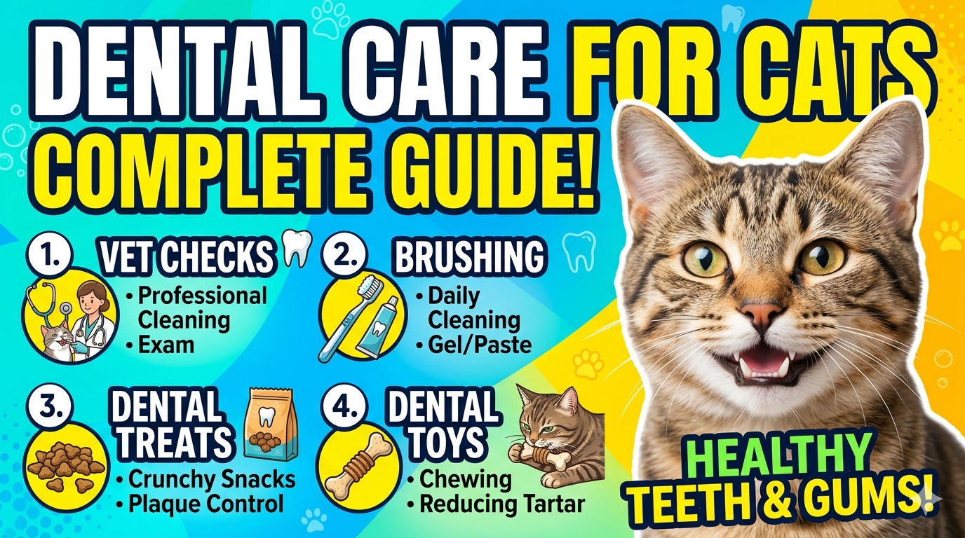 Happy cat with clean teeth being gently examined by pet parent