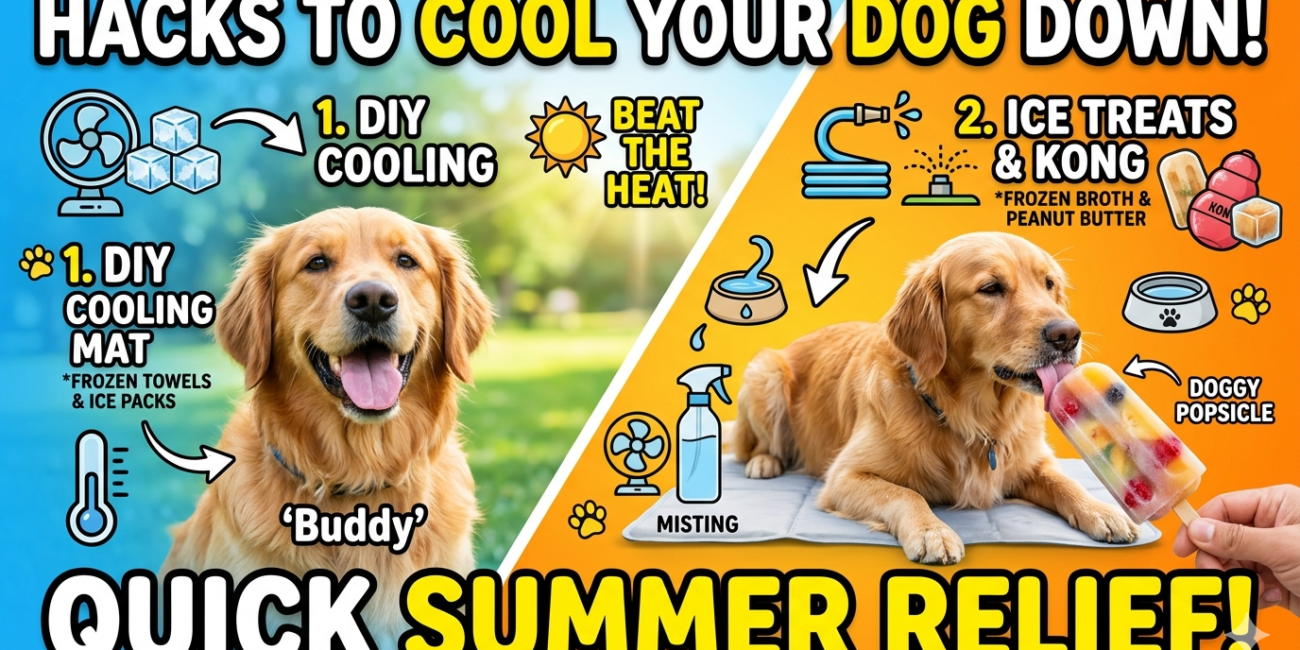 Hacks to cool your dog down in summer