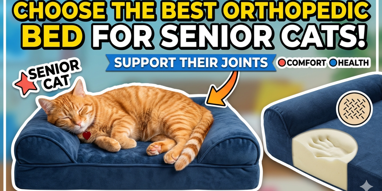 How To Choose The Best Orthopedic Cat Bed