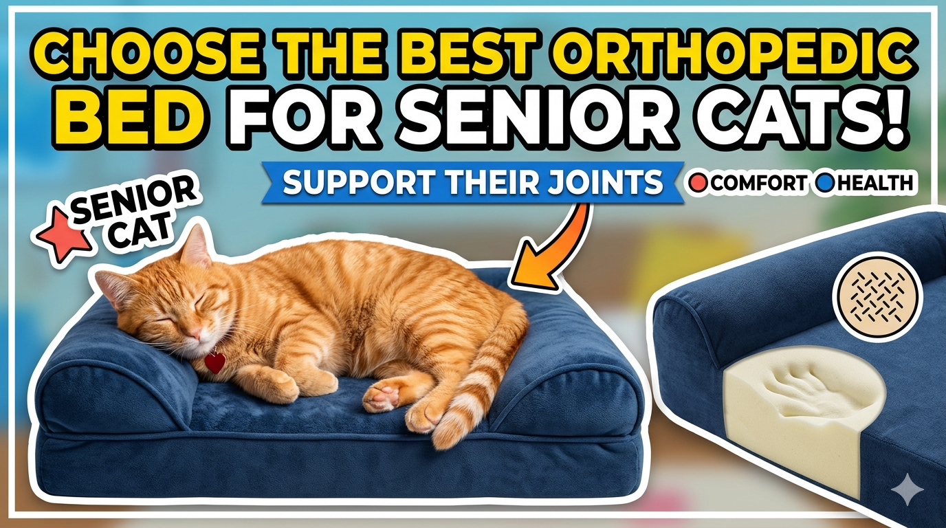 How To Choose The Best Orthopedic Cat Bed