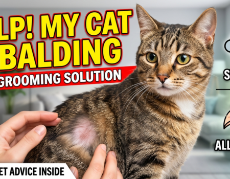 My Healthy Cat Overgrooms to the Point of Balding